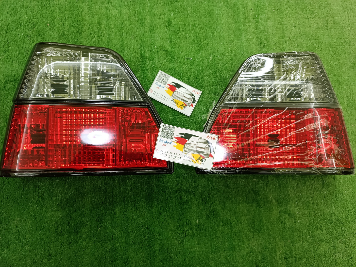 Feu Arrier Golf 2 Crsital FUME 2 PIECS اضواء خلفية قولف كريسطال فيمي